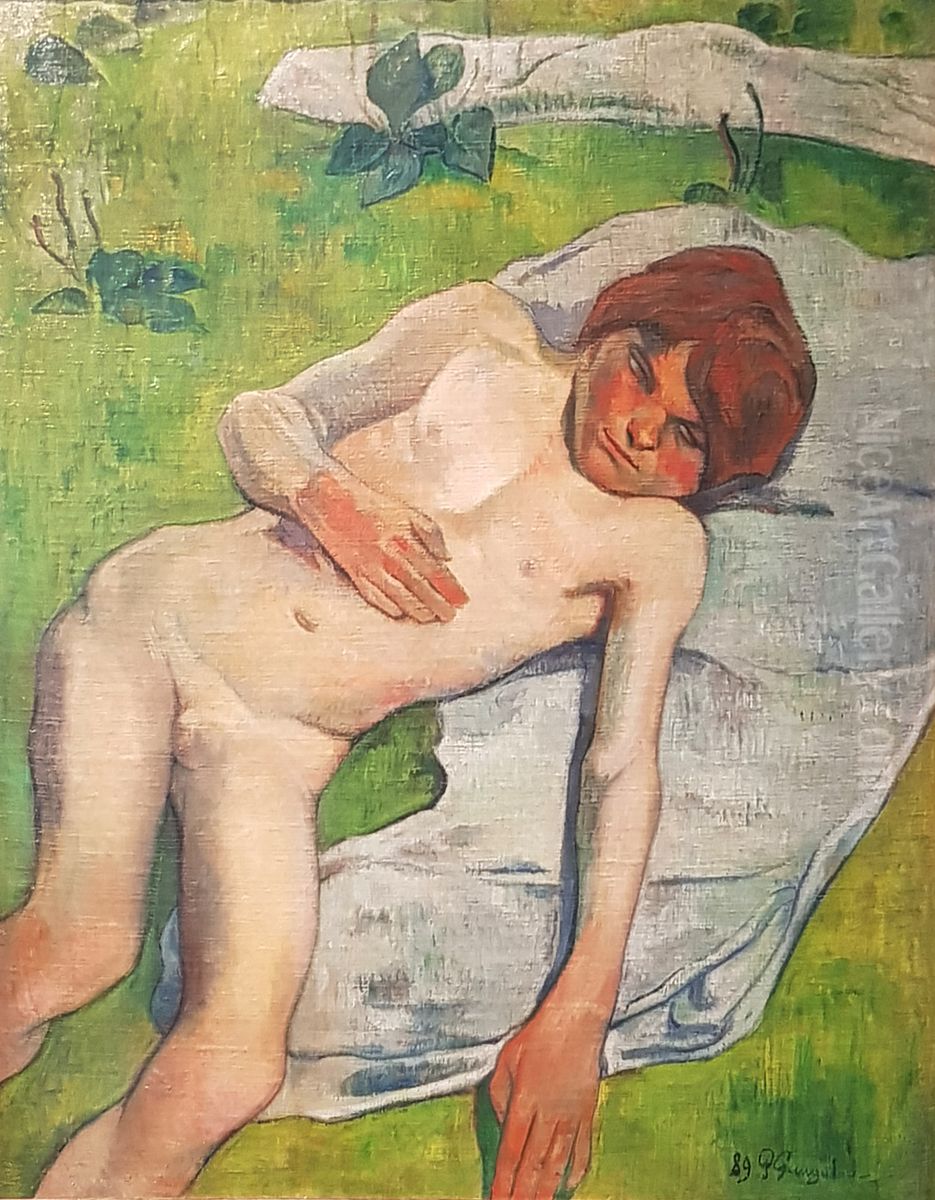Bretonischer Junge Oil Painting by Paul Gauguin