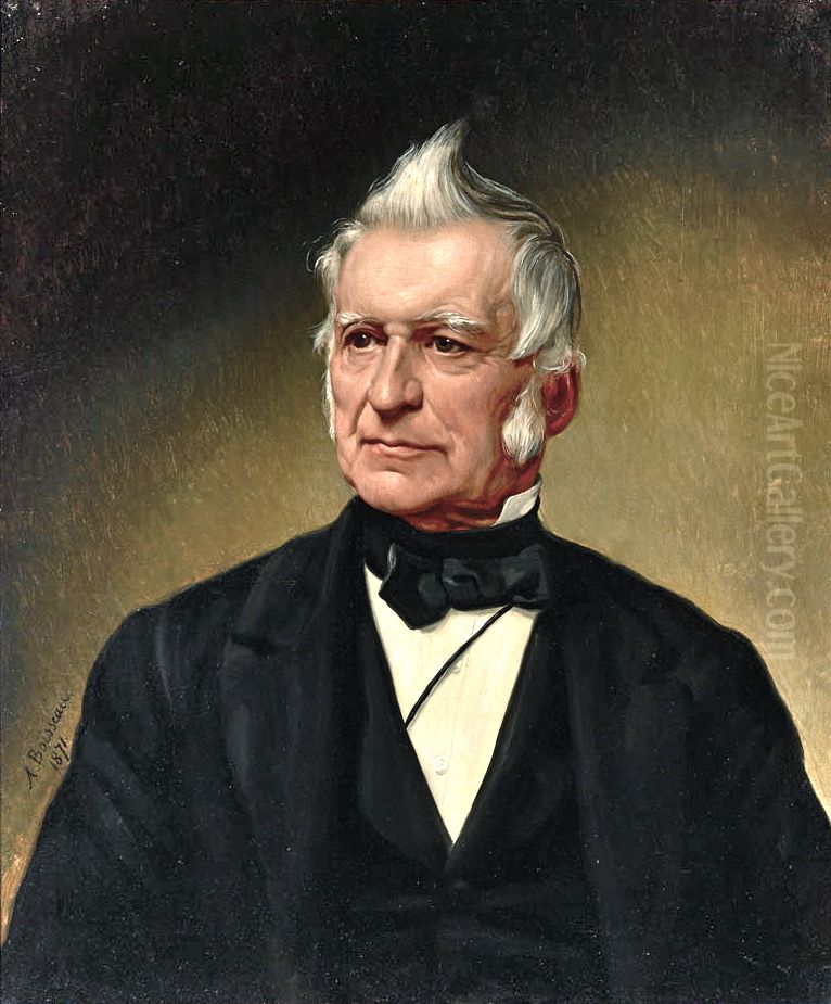 Portrait of Louis Joseph Papineau Oil Painting by Alfred Boisseau