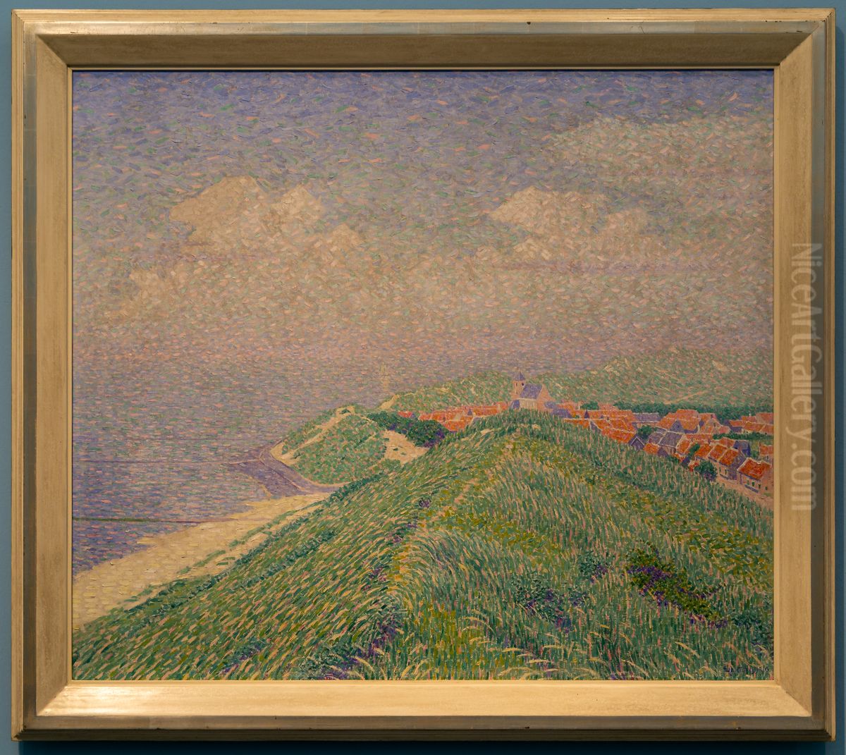 Blick auf Zoutelande Oil Painting by Ferdinand Hart Nibbrig