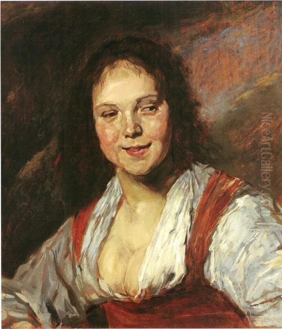 Young woman Oil Painting by Max Liebermann