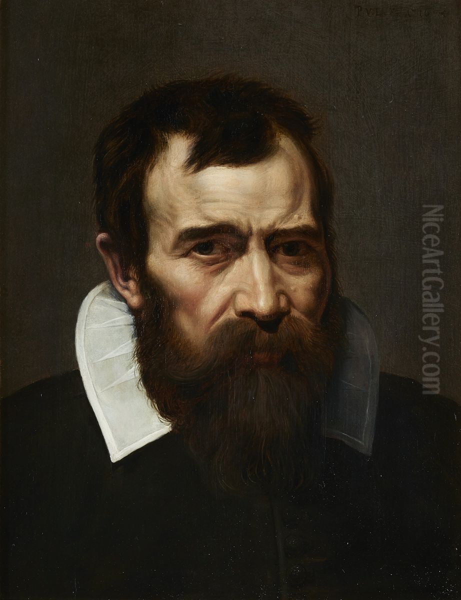 Portrait of an unknown man Oil Painting by Pieter van Lint