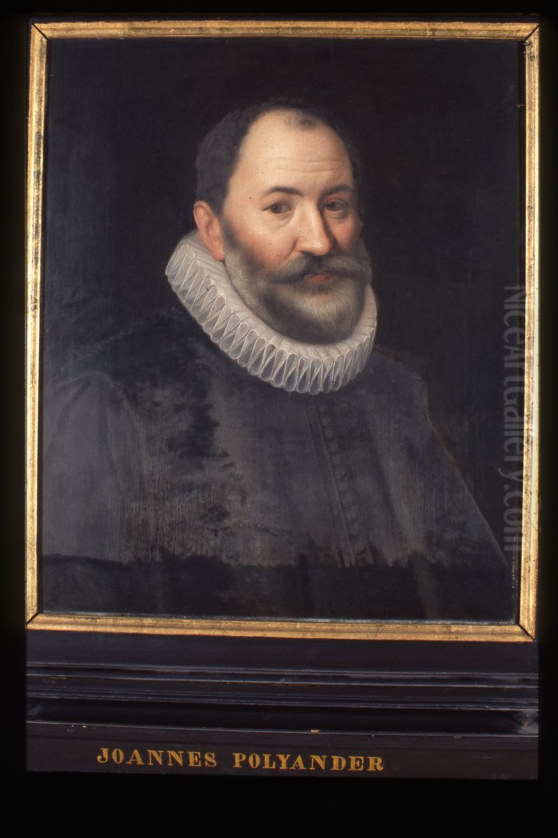 Portrait of Johannes Polyander a Kerchoven Oil Painting by Michiel Jansz. van Mierevelt
