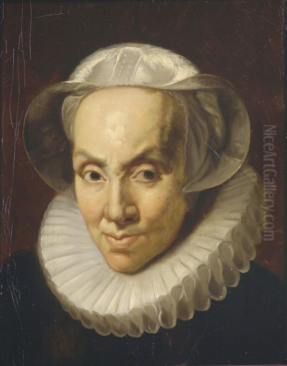 Maria van Utrecht Oil Painting by Paulus Moreelse