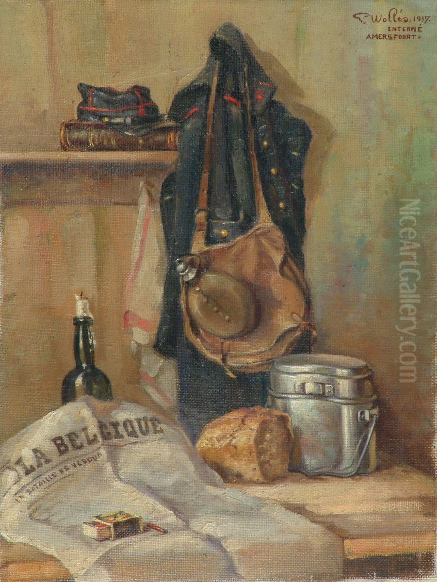 Interne Amersfoort Oil Painting by Lucien Wolles