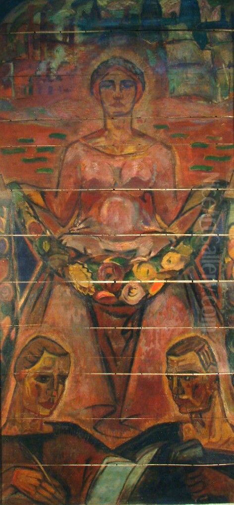 Vrede Oil Painting by Gustave De Smet