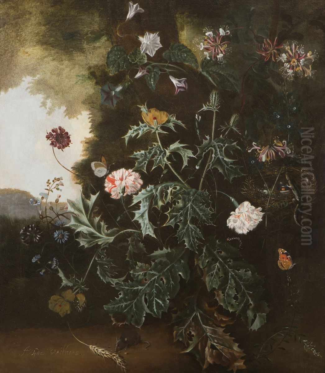 bosstilleven Oil Painting by Alida Withoos