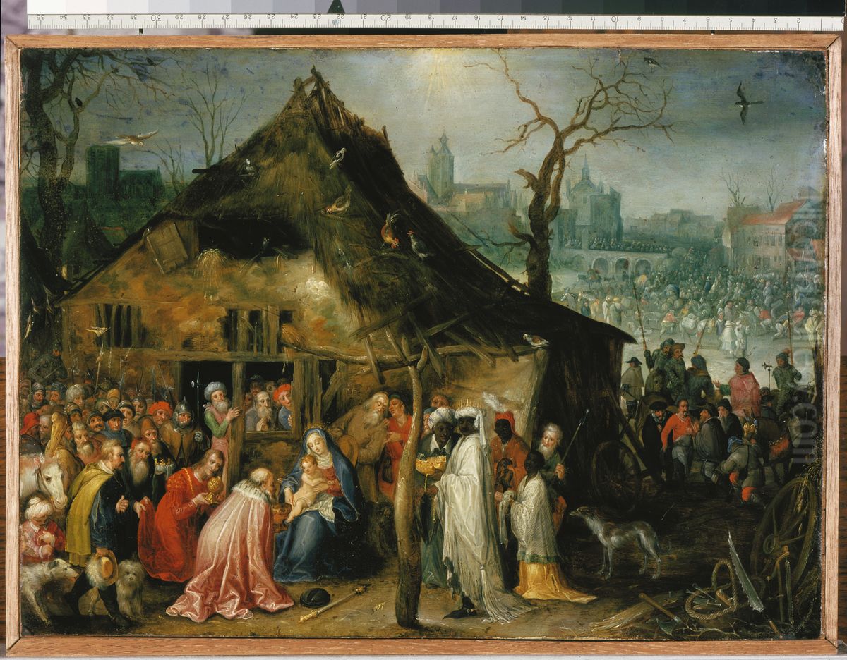Adoration of the Magi Oil Painting by Jan Brughel
