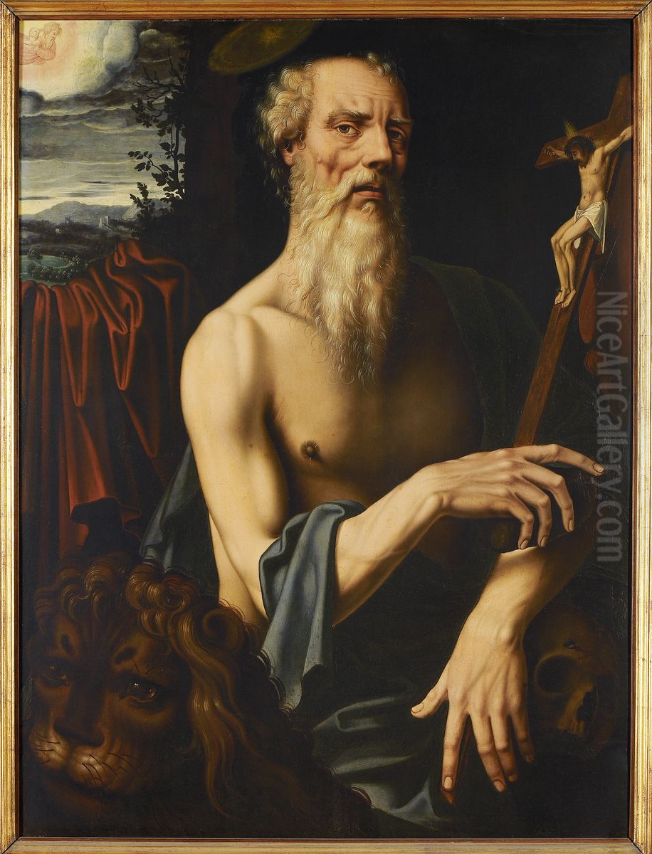 Hieronymus Oil Painting by Ambrosius Benson