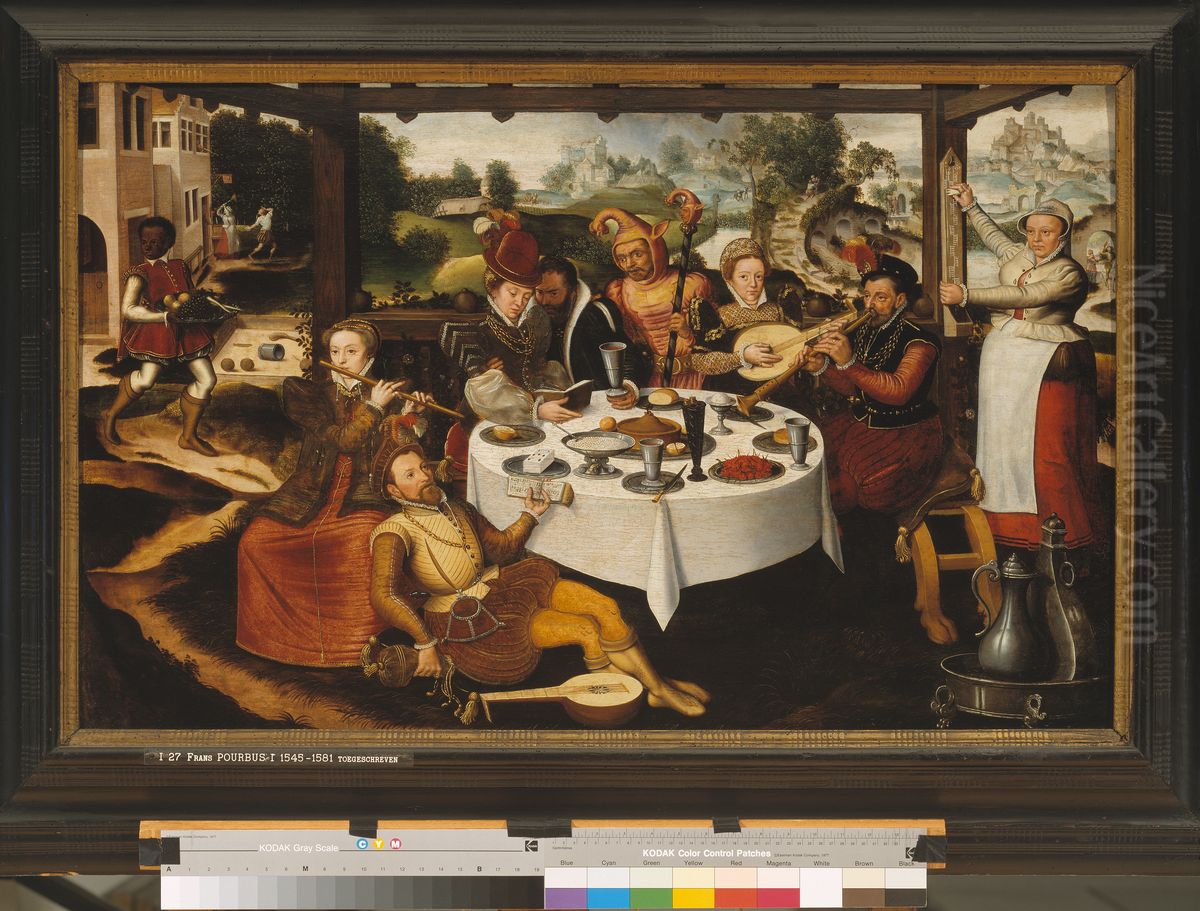 Parabel van de Verloren Zoon Oil Painting by Frans Pourbus the Elder