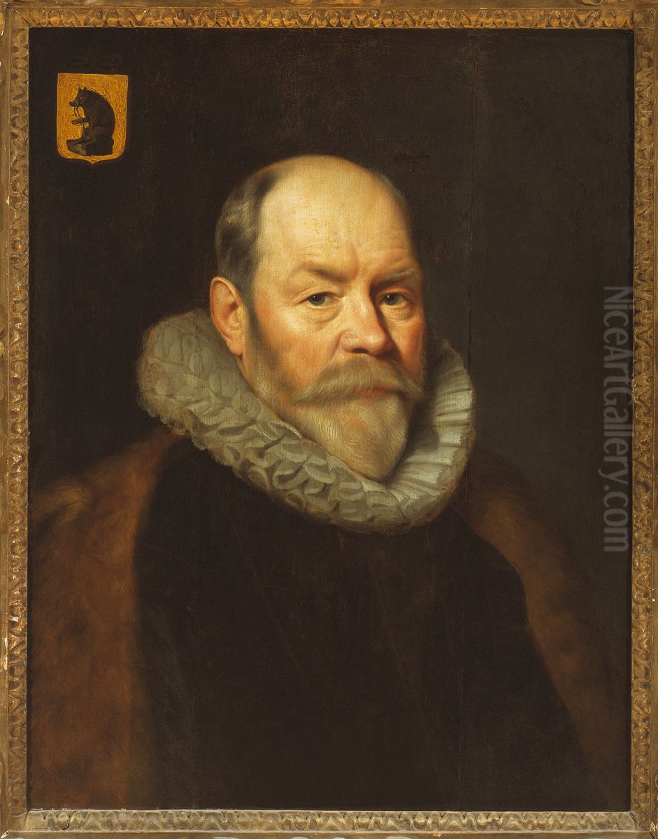 Paulus Cornelisz. van Beresteyn Oil Painting by Michiel Jansz. van Mierevelt