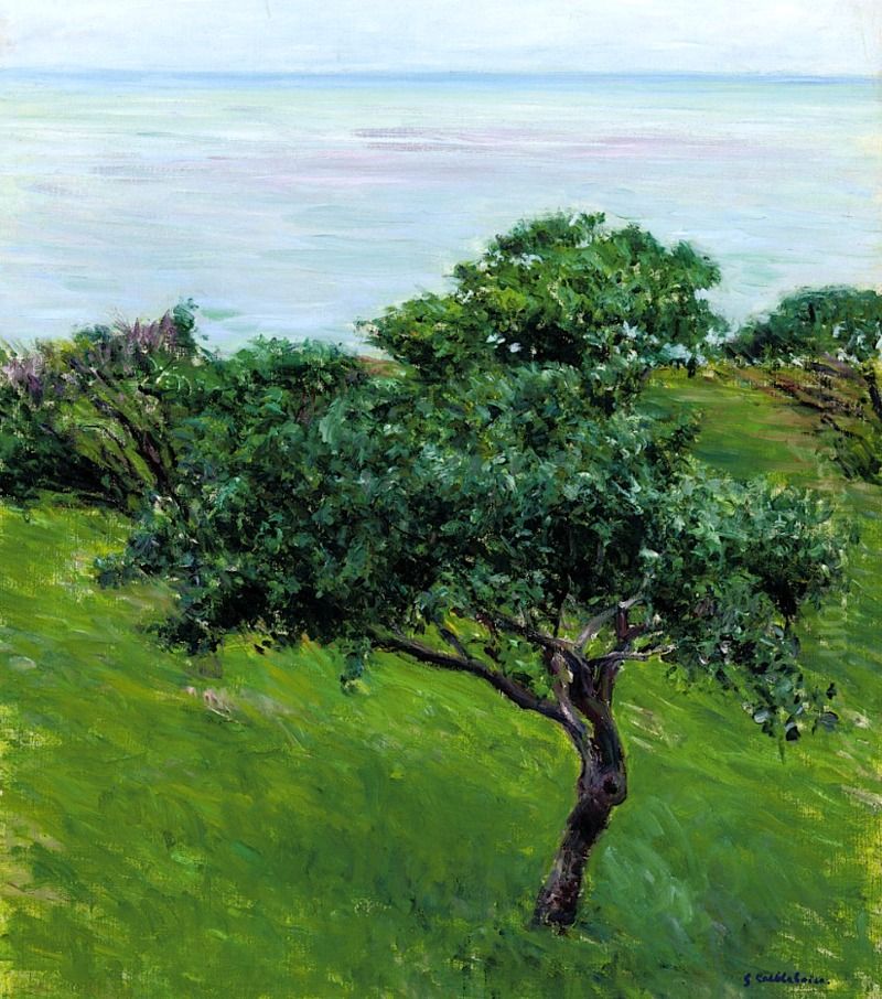 <<Pruva poke bira, Trouville (trutca ke Caillebotte)>> Oil Painting by Gustave Caillebotte