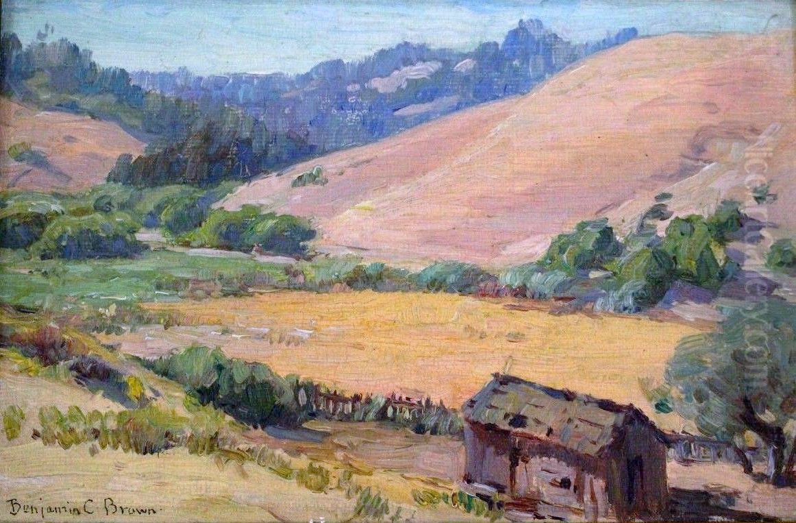 Brown Hills on the Russian River Oil Painting by unknown