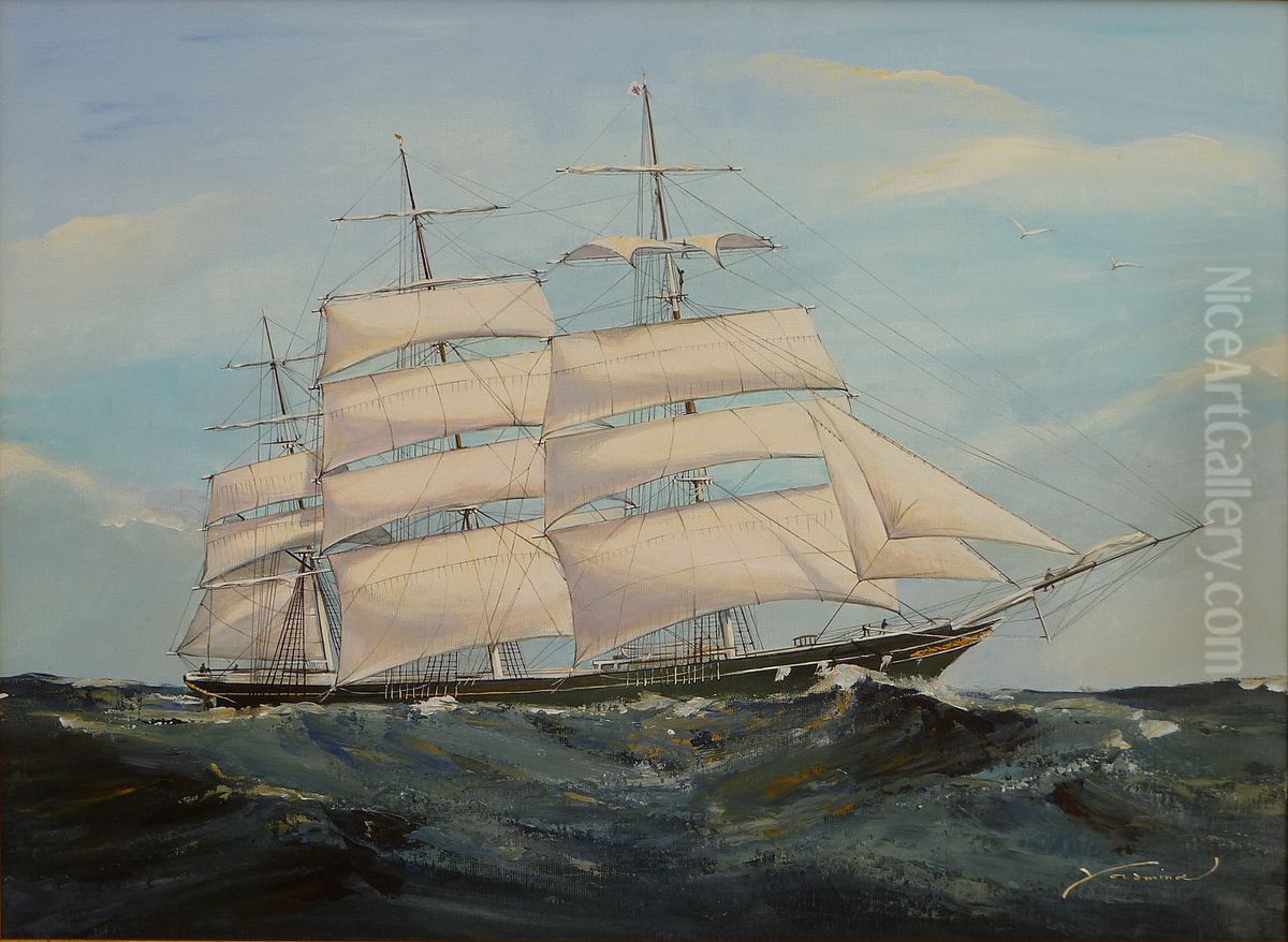 Thermopylae (ship, 1868) Oil Painting by Yasmina