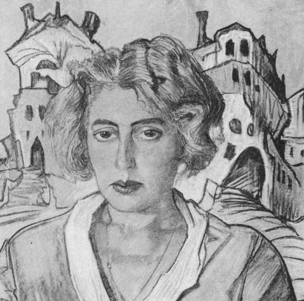 Portret Zofii Jakimowicz-Bujak Oil Painting by Stanislaw Ignacy Witkiewicz (Witkacy)