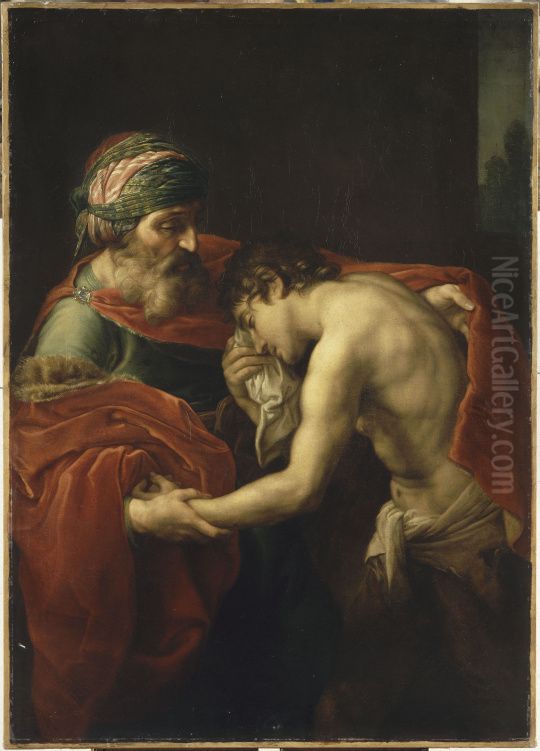 L'Enfant prodigue Oil Painting by Pompeo Batoni