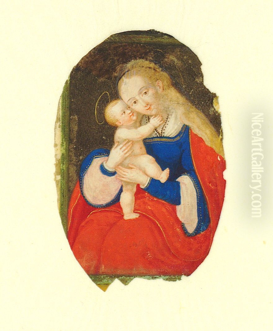 H. Maagd met het Kind Jezus Oil Painting by Lucas Cranach the Elder