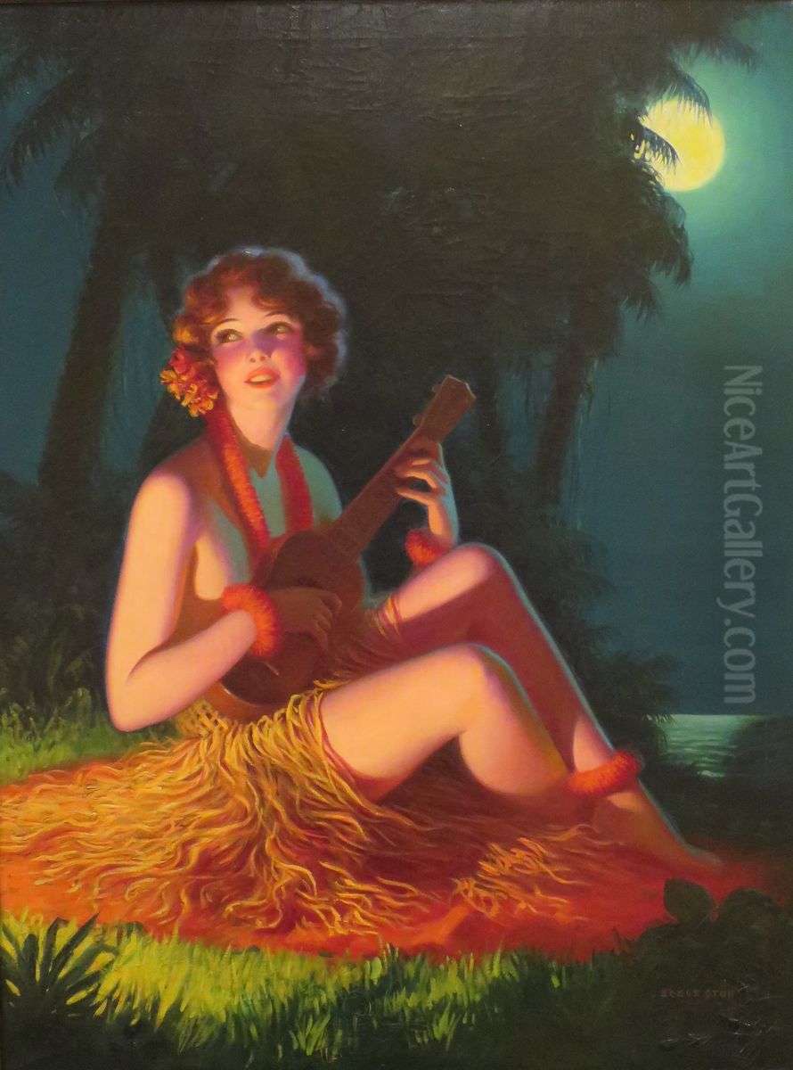 Isle of Dreamy Melodies Oil Painting by Edward Mason Eggleston