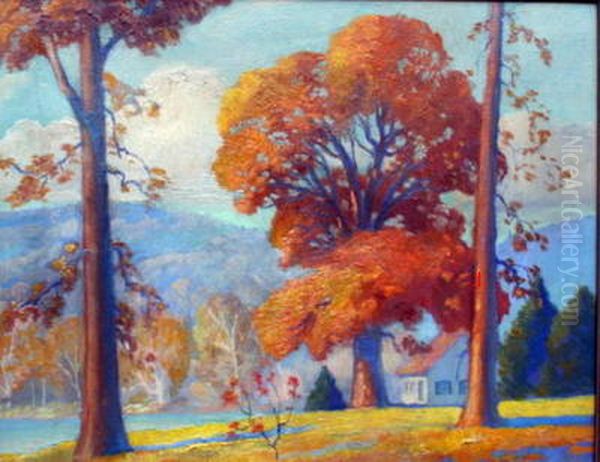 Ozark landscape Oil Painting by Frank Nuderscher