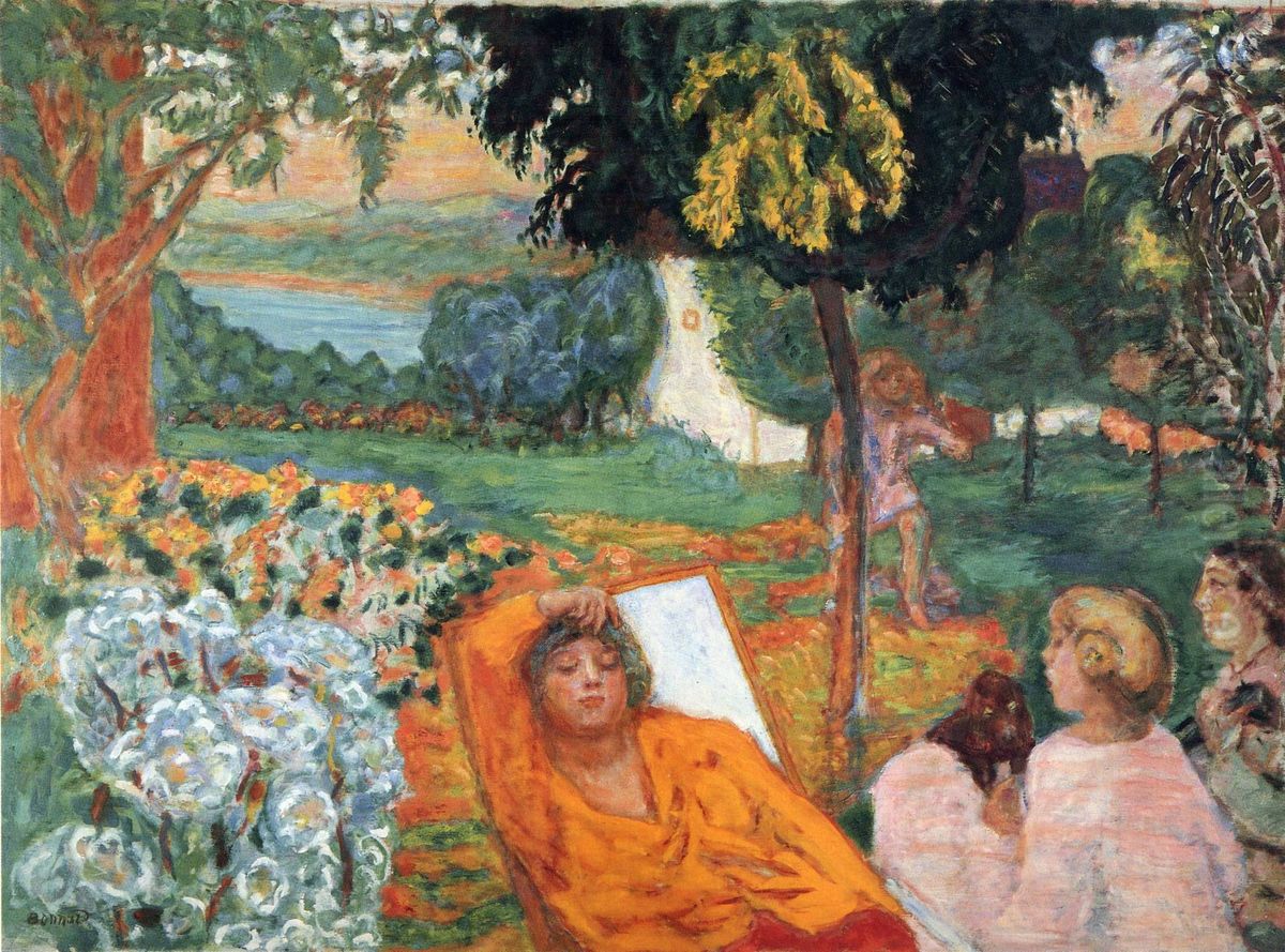 Siesta Oil Painting by Pierre Bonnard