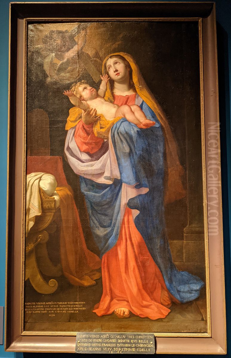 Croix aimable a Jesus quoiqu'ignominieuse Oil Painting by Claude Francois