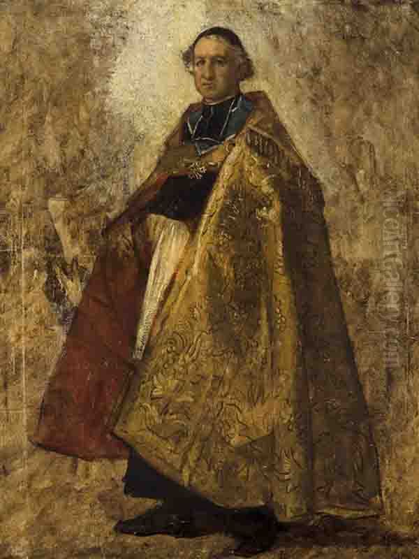 Le Maitre de ceremonie de Notre-Dame Oil Painting by Thomas Couture