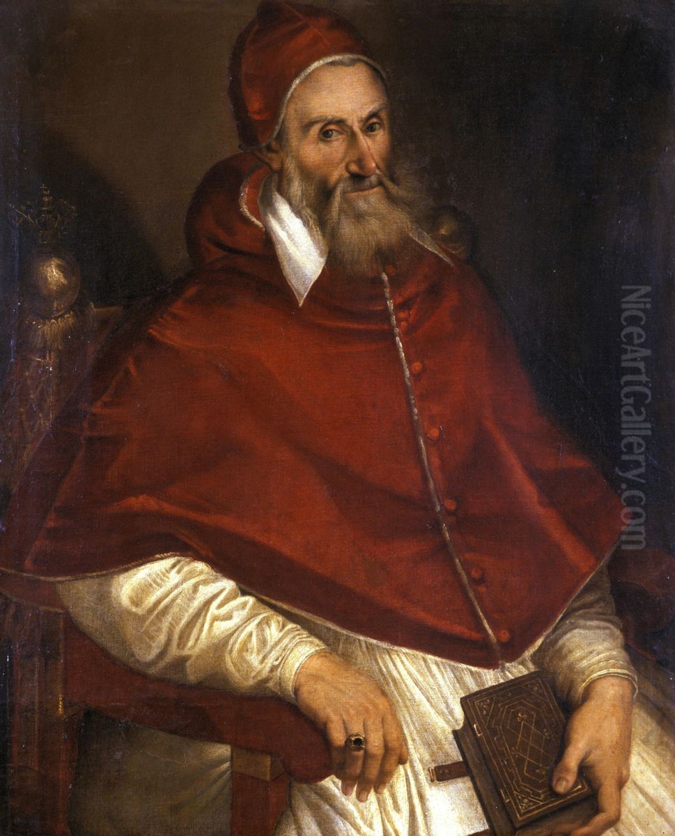 Pope Gregory XIII Oil Painting by Bartolomeo Passarotti