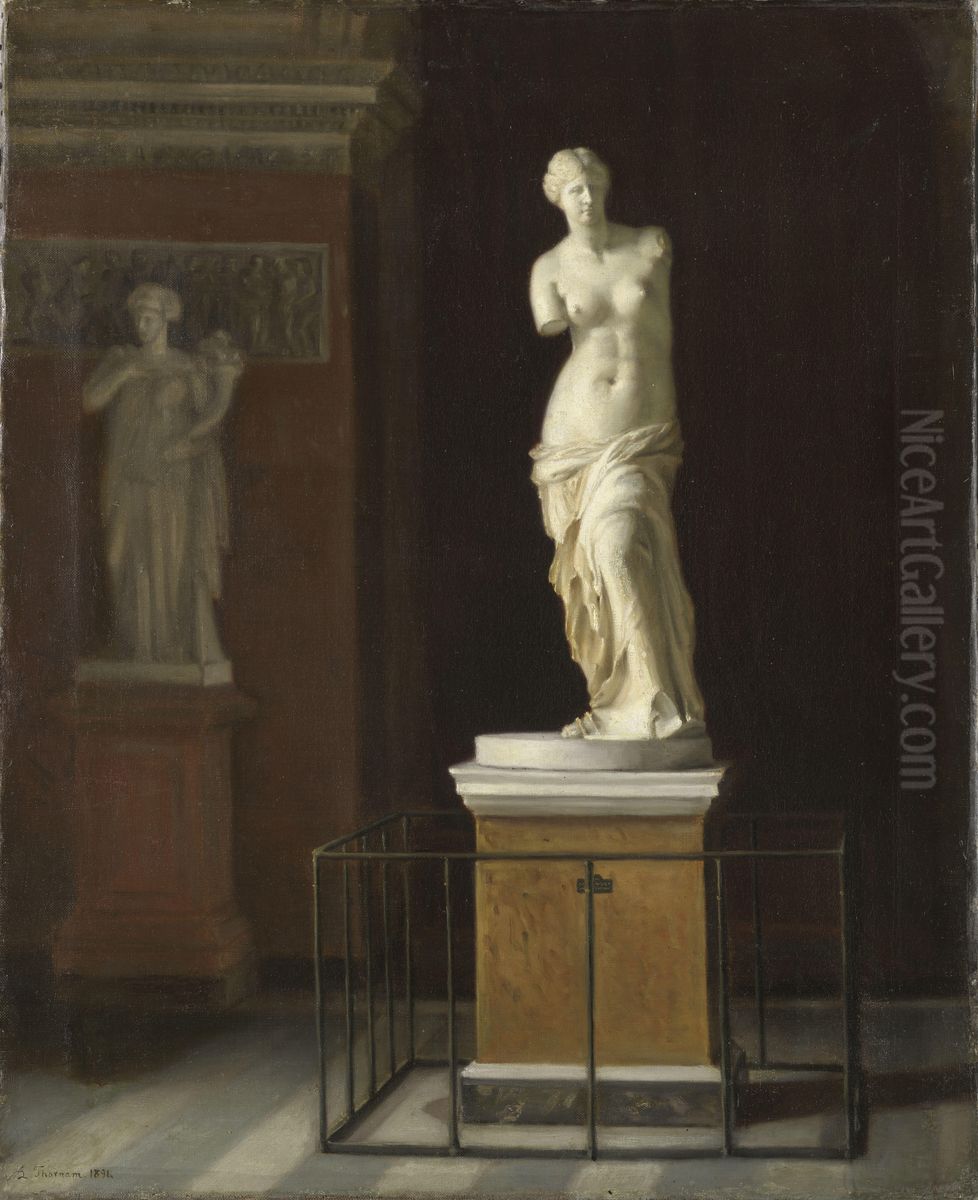 Venus from Milo. From Louvre Oil Painting by Ludovica Thornam