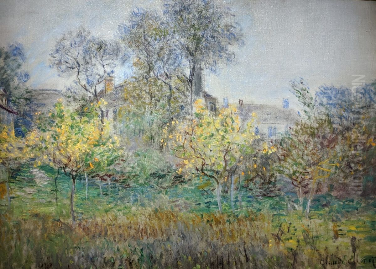 Der Obstgarten Oil Painting by Claude Oscar Monet