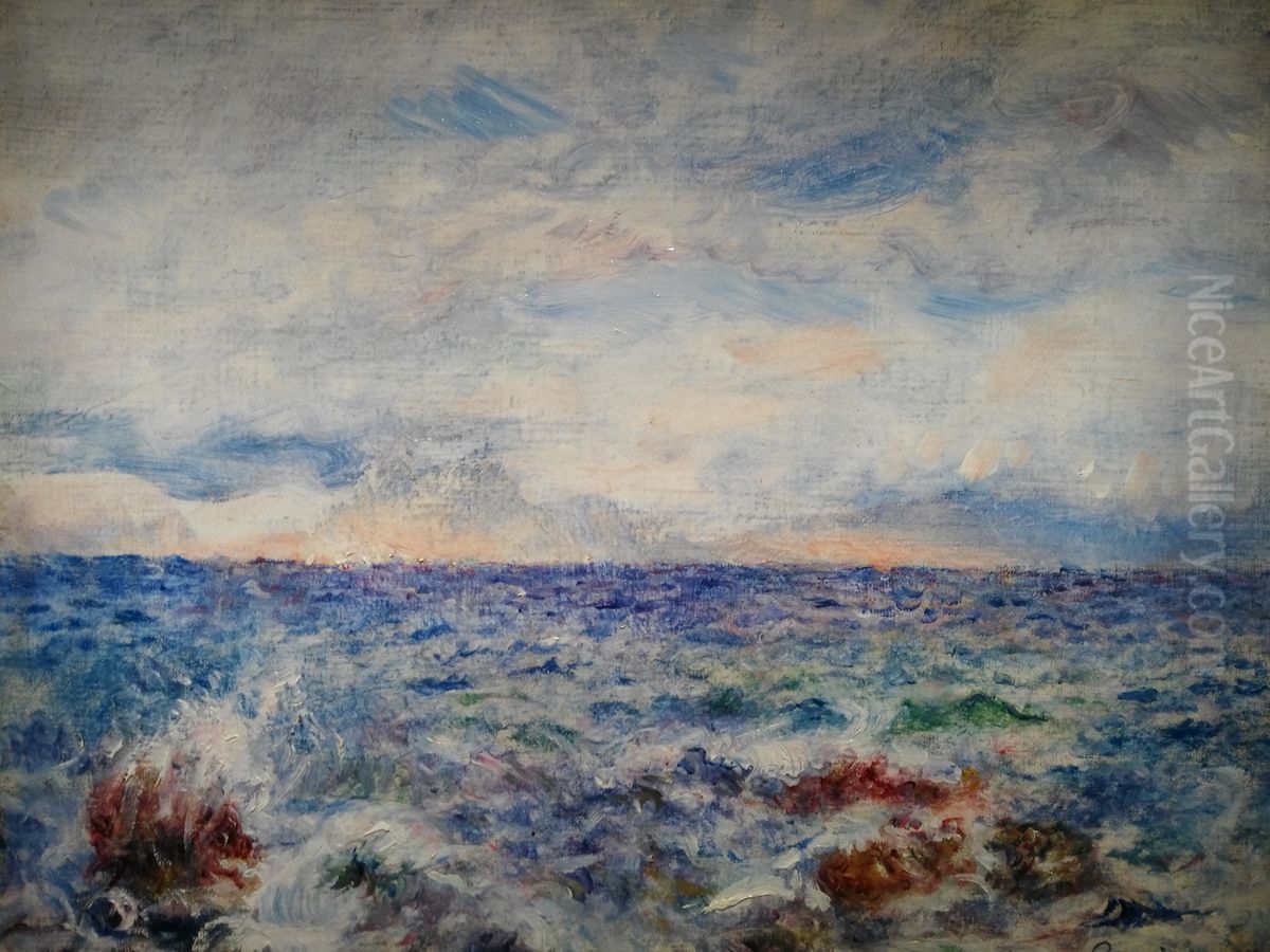 Marine, Capri Oil Painting by Pierre Auguste Renoir