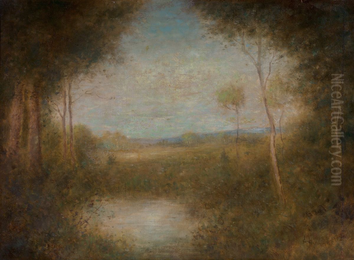 View from the Woods Oil Painting by Alexander Helwig Wyant