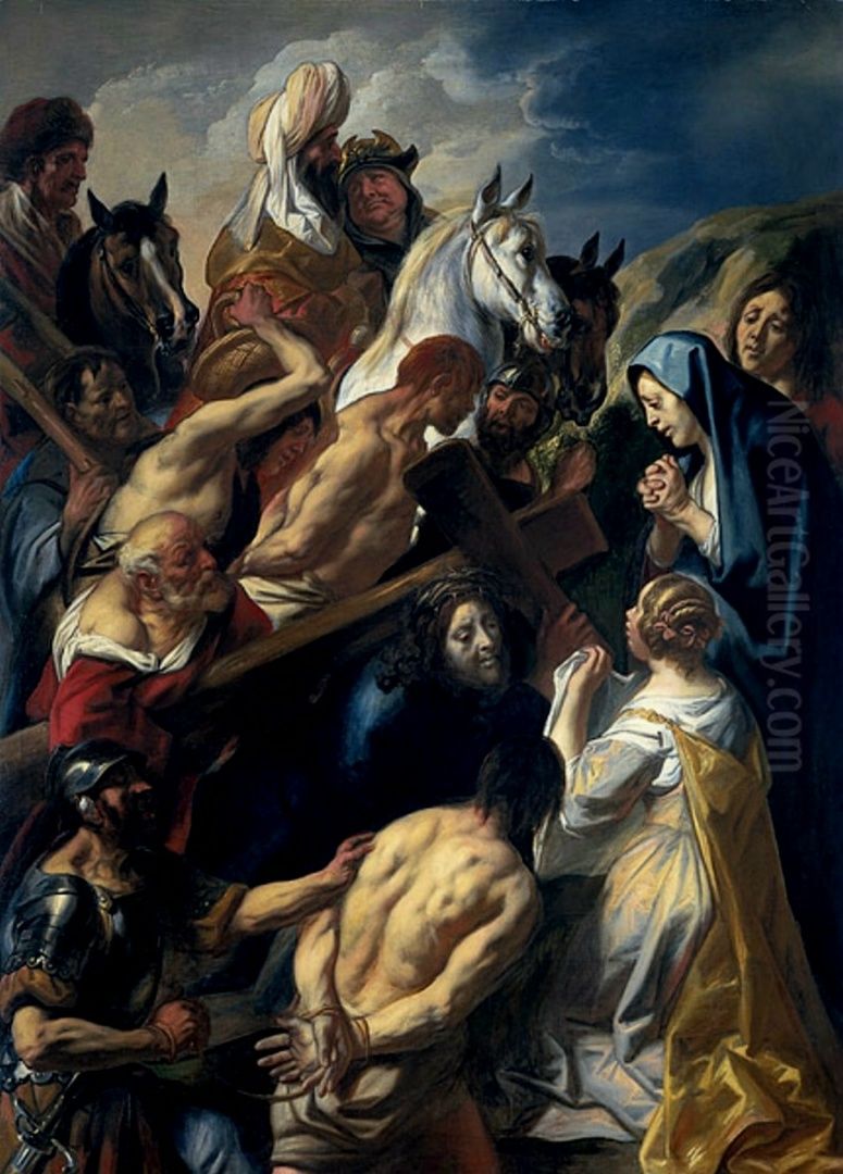 Kruisdraging Oil Painting by Jacob Jordaens