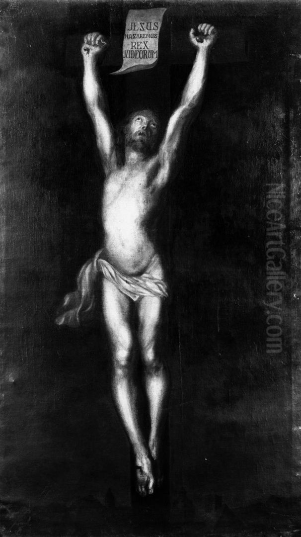 Christus aan het kruis Oil Painting by (studio of) Rubens, Peter Paul