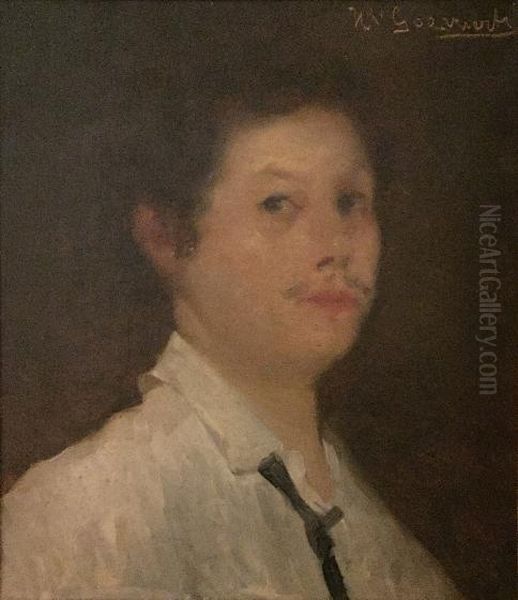 Zelfportret Oil Painting by Henri Goovaerts