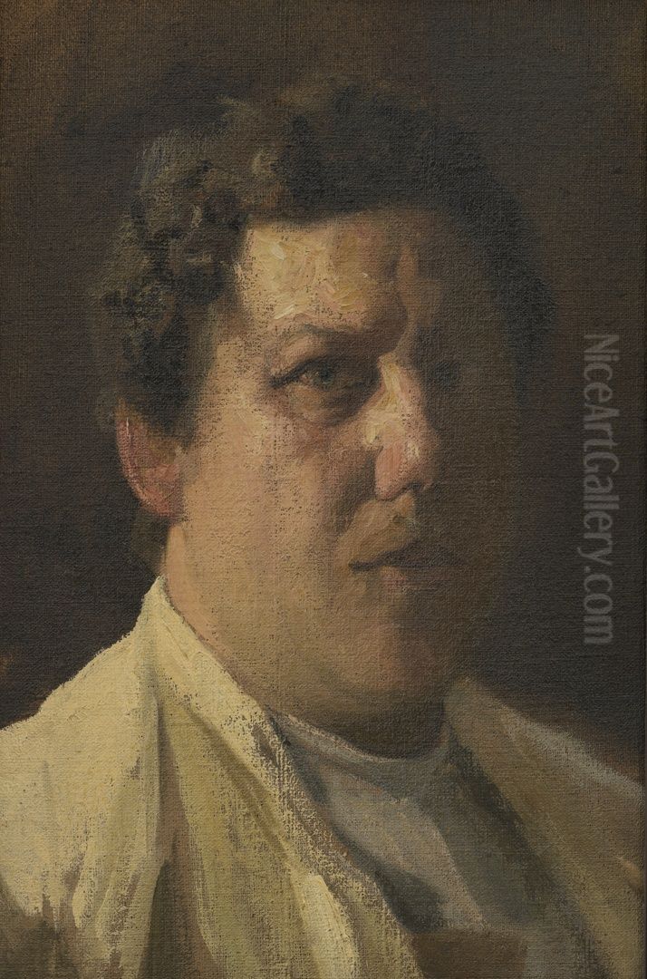 Zelfportret Oil Painting by Henri Goovaerts