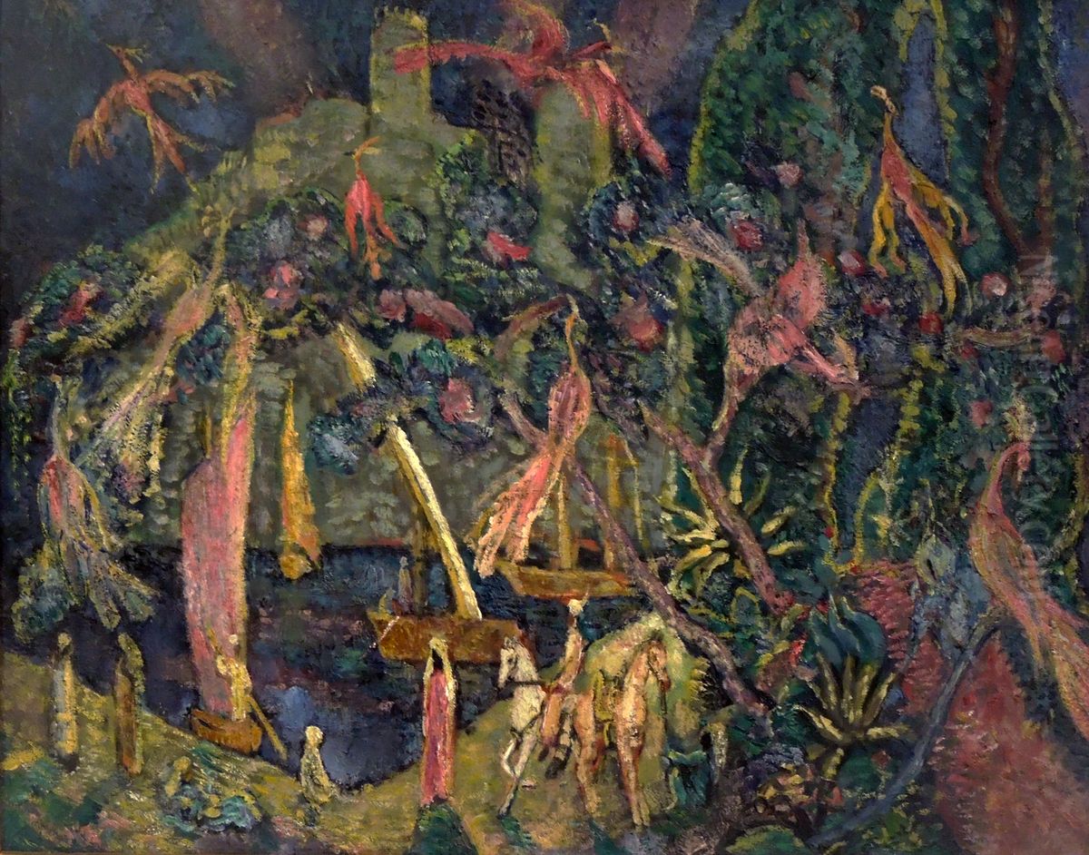 Oriental Fairy Tale Oil Painting by Eugen Von Kahler