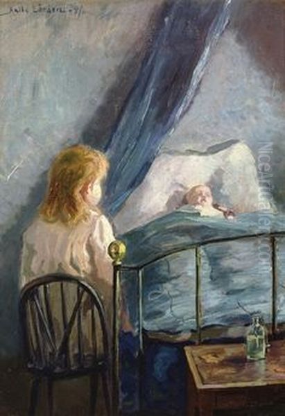 Siblings Oil Painting by Kalle Lochen