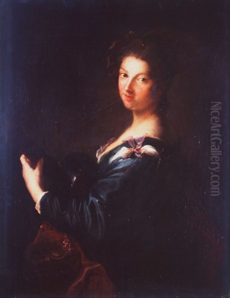 The guitar player Oil Painting by Alexis Grimou