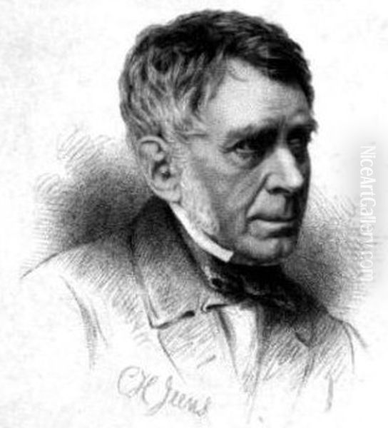 George Biddell Airy Oil Painting by Charles Henry Jeens