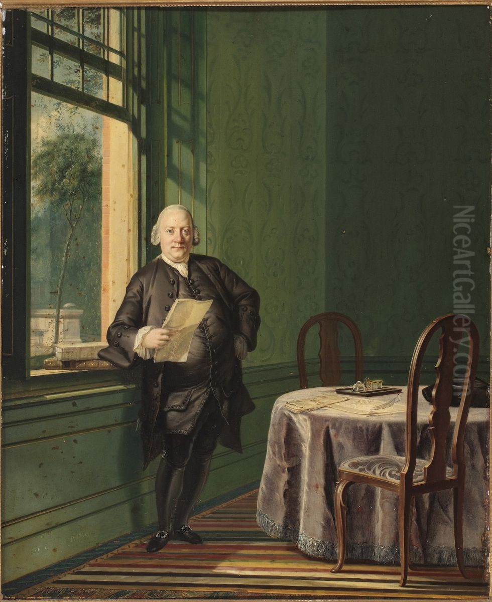 Portrait of an unknown man Oil Painting by Hendrik Pothoven