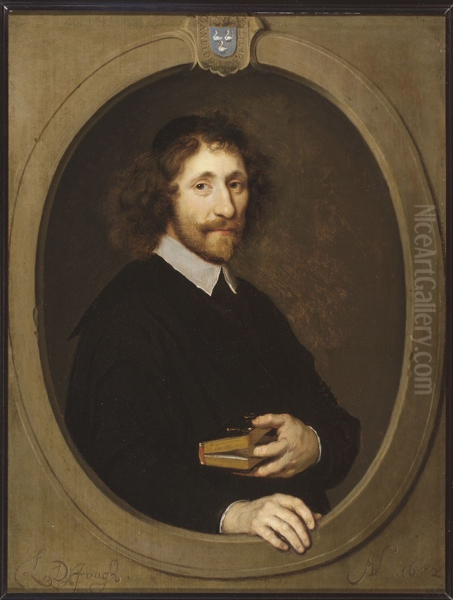 Portret van pastoor Willem de Swaen. Oil Painting by Ludolf de Jongh