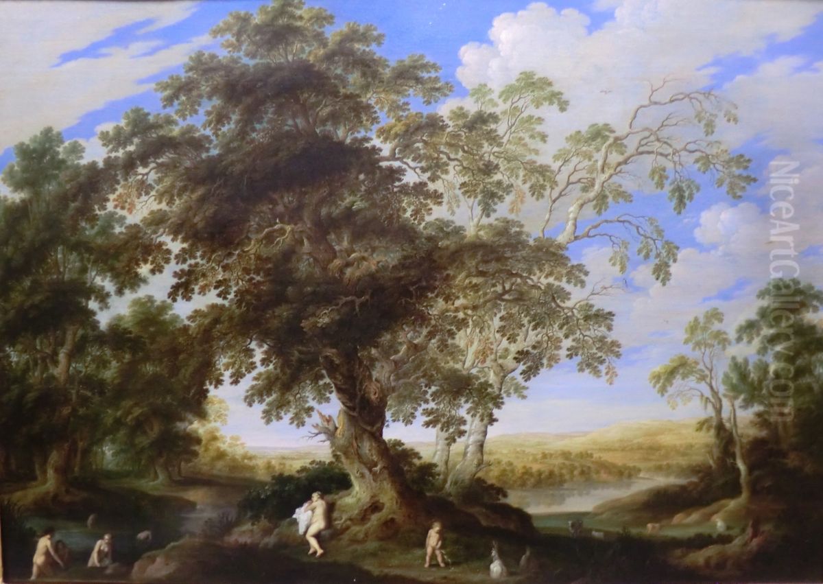 Paysage avec Callisto Oil Painting by Alexander Keirincx
