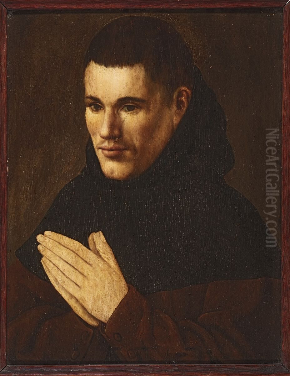 Portrait of Gregorius Simpernel (....-1649) Oil Painting by Jan Ariens Duif