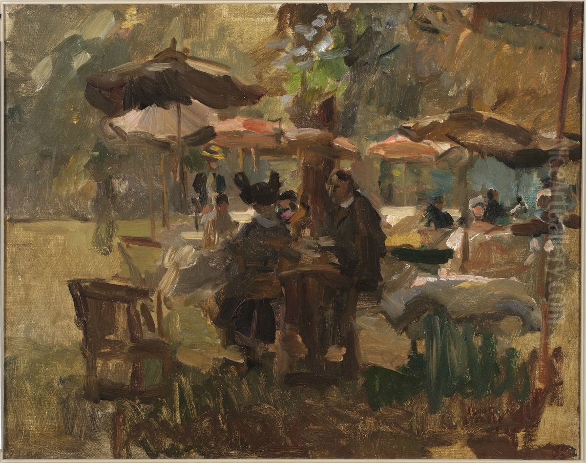 Hyde Park Oil Painting by Isaac Lazarus Israels