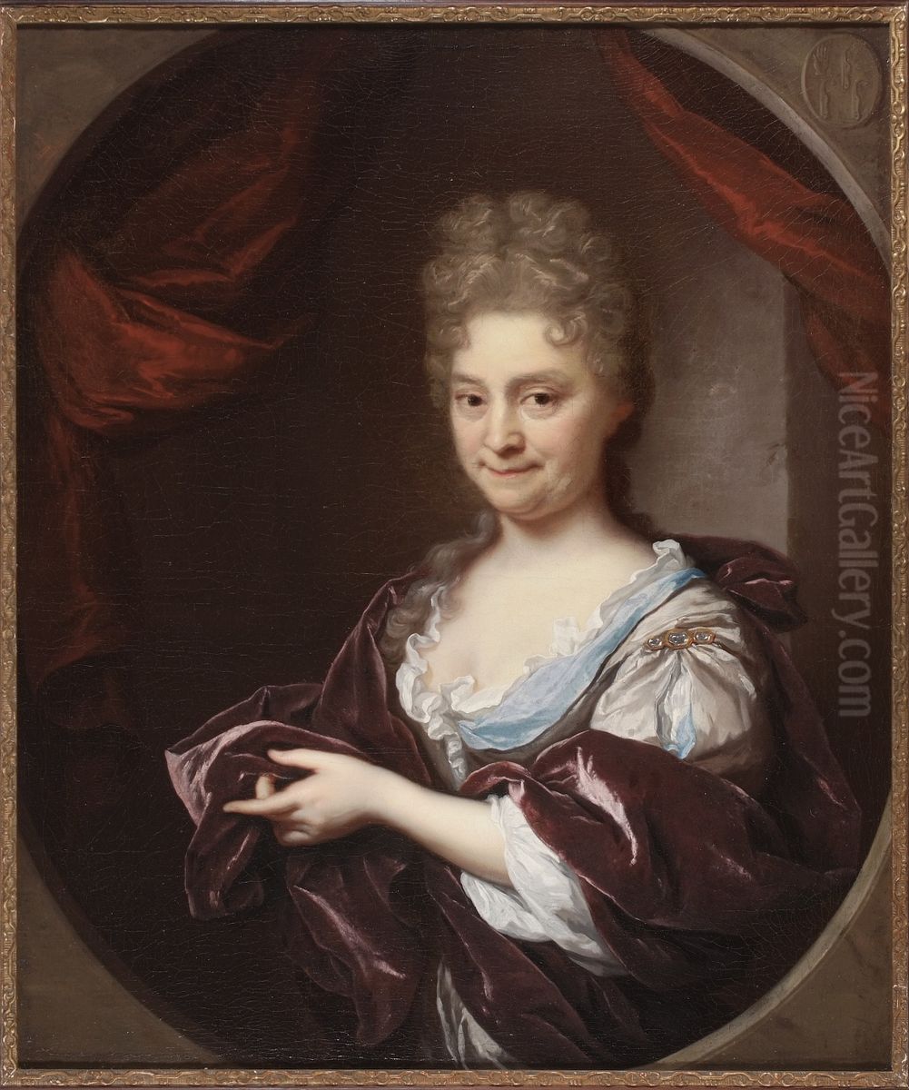 Portrait of Johanna Maria de Raedt Oil Painting by Arnold Boonen