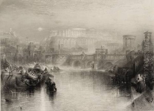 Ancient Rome Oil Painting by J. M. W. Turner