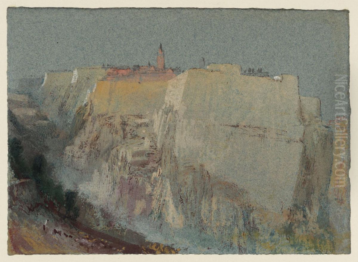 Citadel of St.-Esprit, with the Louis and Beck Bastions Oil Painting by J. M. W. Turner