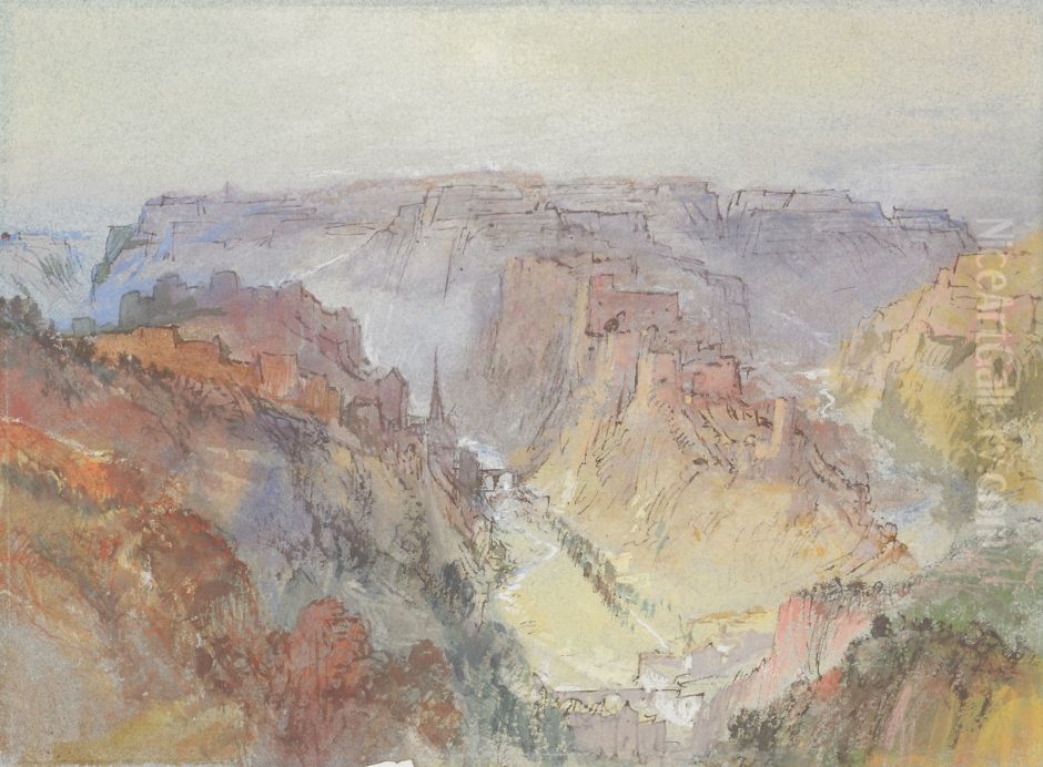 Luxembourg (vum Fetschenhaff aus) Oil Painting by J. M. W. Turner