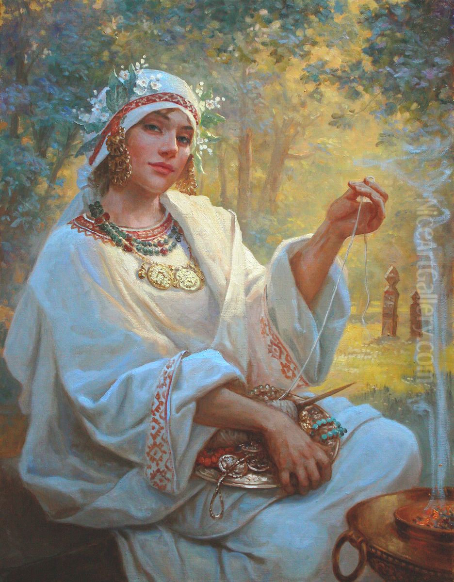 Srecha (Luck) Oil Painting by Andrey Shishkin