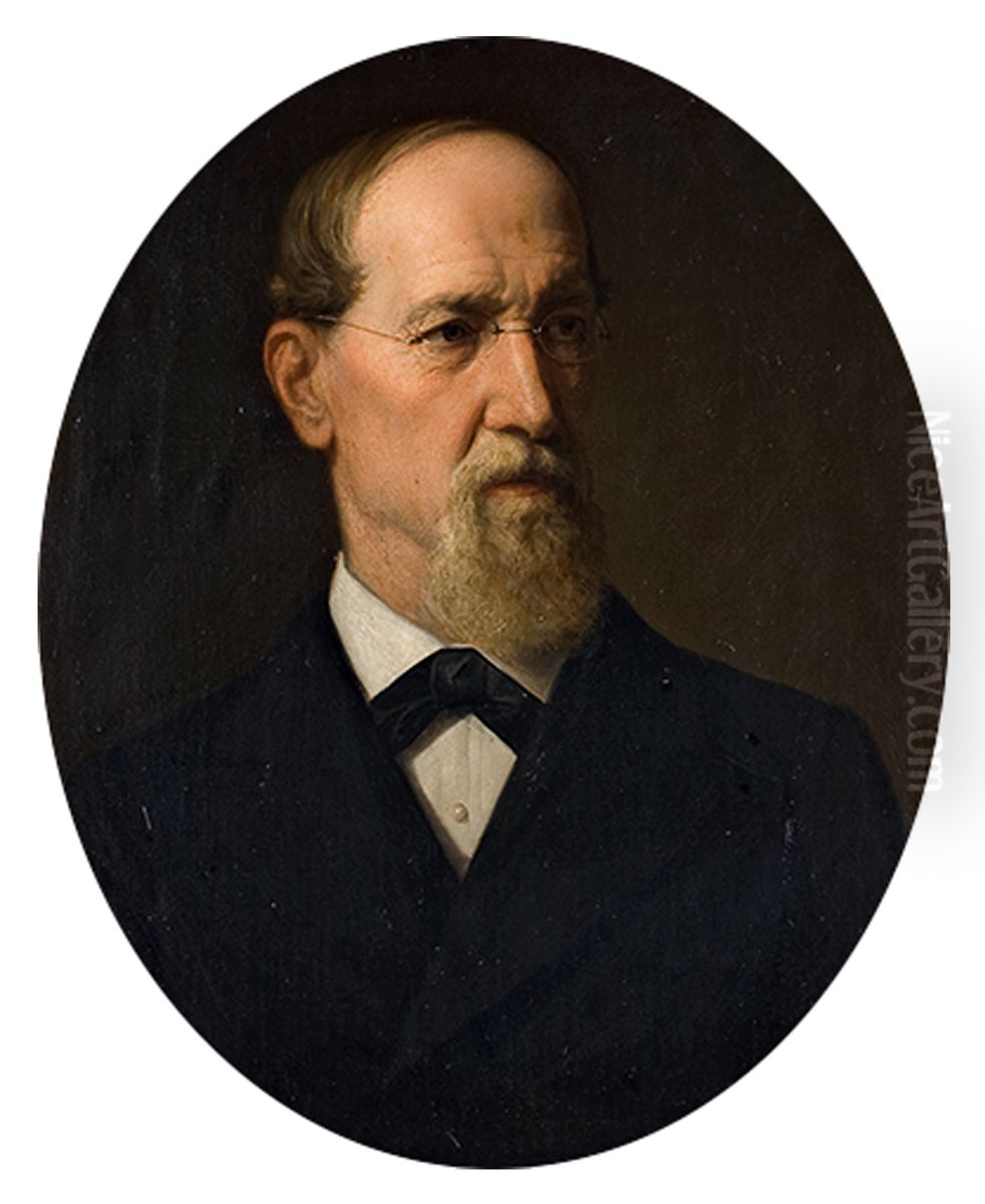 Srbin Matija Ban (1818-1903) Oil Painting by Poleksija Todorovic