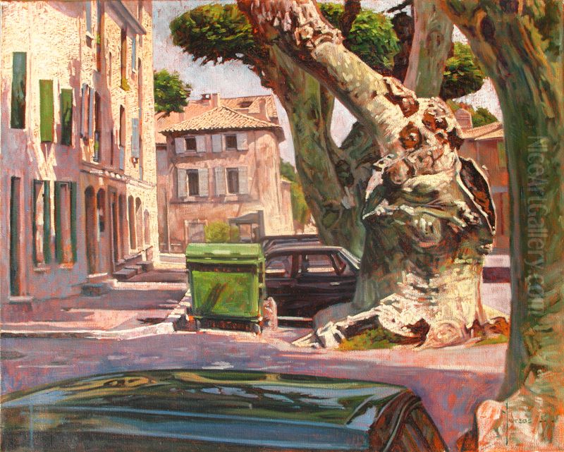 Saint Remy de Provence (2008) Oil Painting by Andreas Vanpoucke